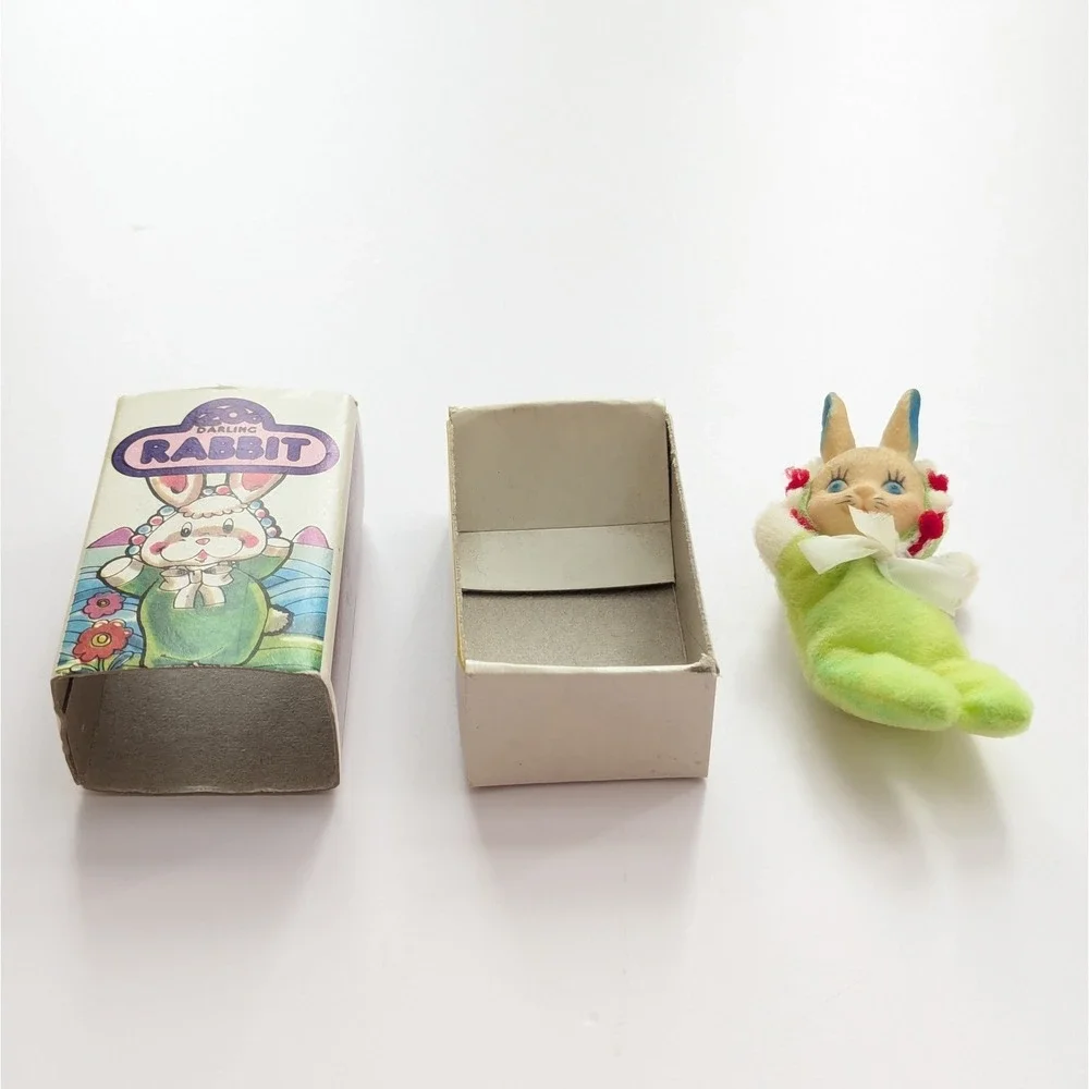 Mini Baby Bunny Rabbit Match Box 3